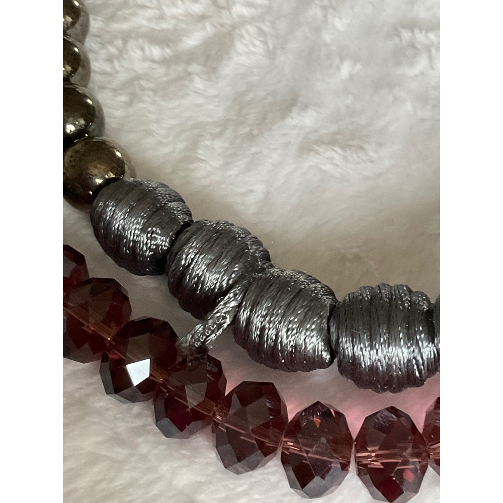 Chico's Double Strand Beaded Necklace - Picture 4 of 4